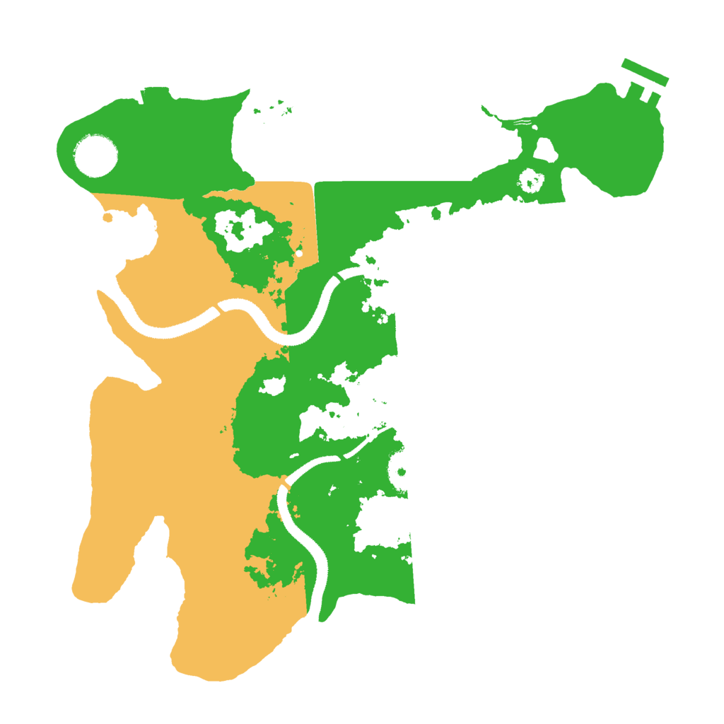 Biome Rust Map: Procedural Map, Size: 3000, Seed: 530340