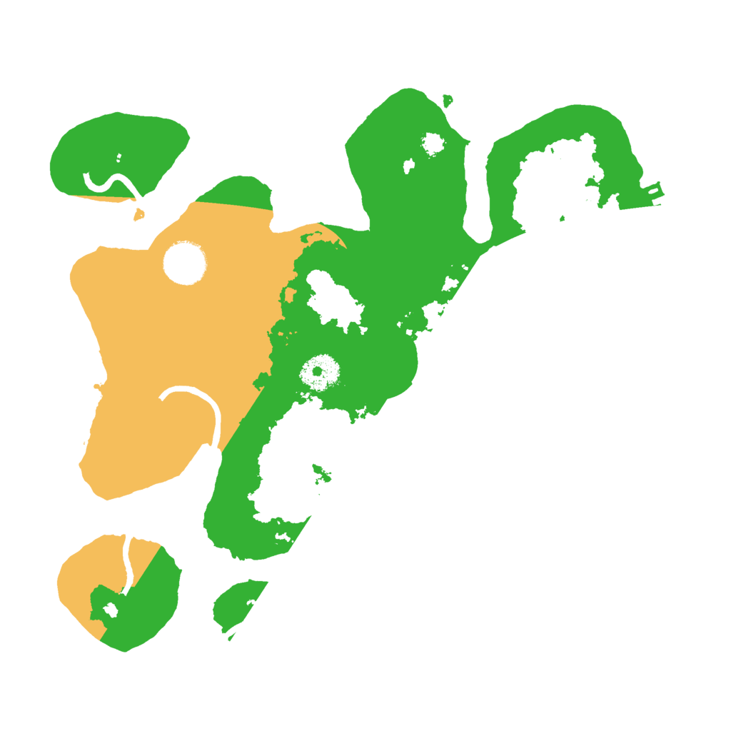 Biome Rust Map: Procedural Map, Size: 3000, Seed: 388874815