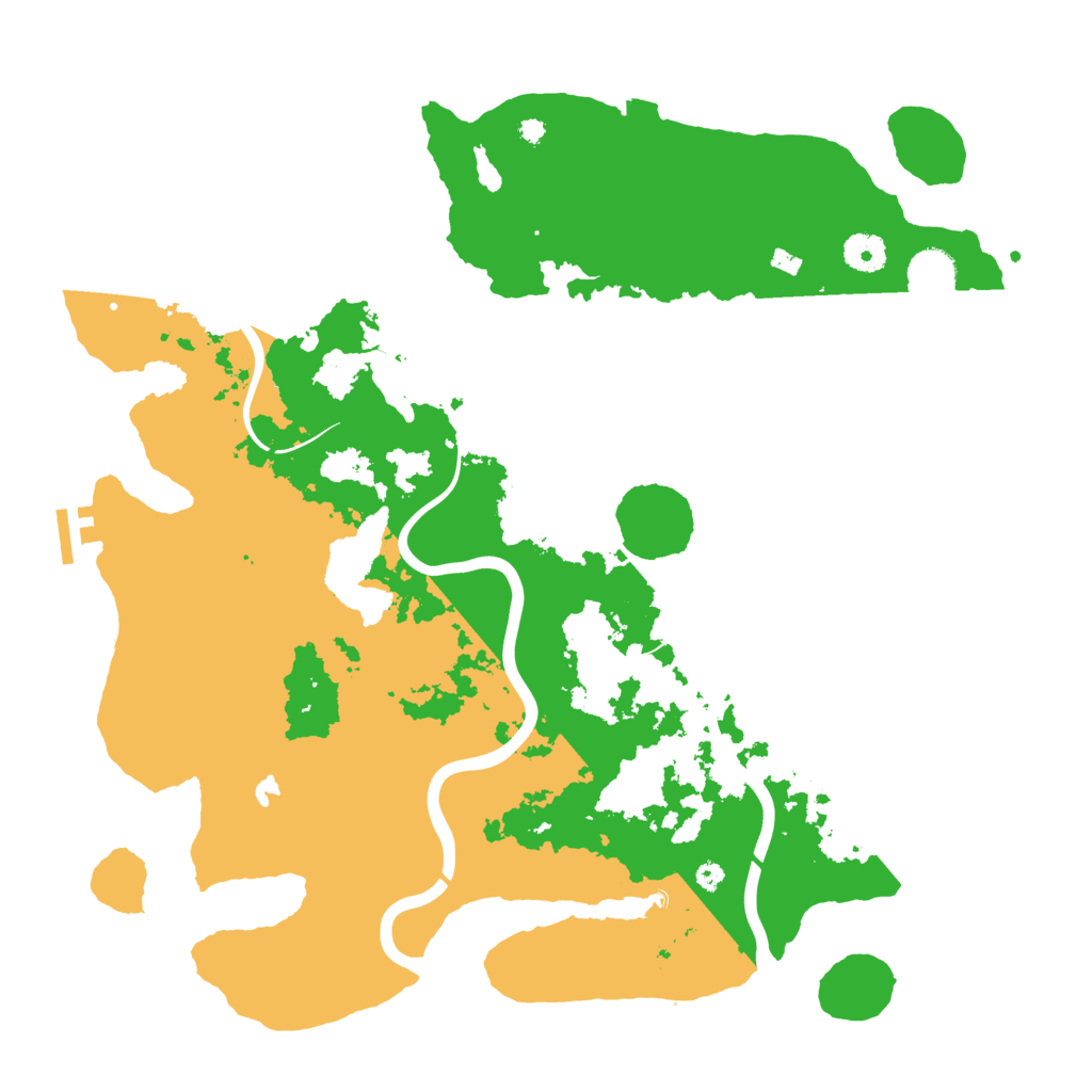 Biome Rust Map: Procedural Map, Size: 4000, Seed: 214678
