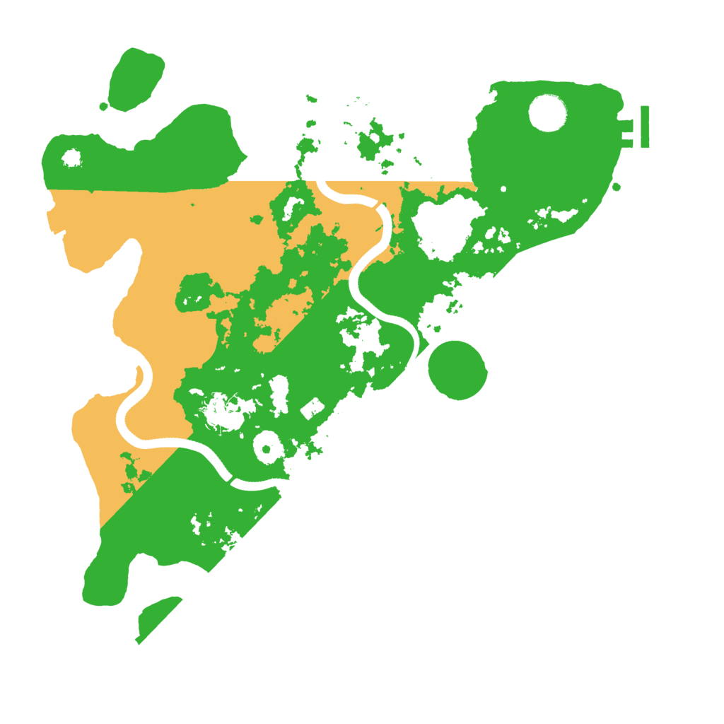 Biome Rust Map: Procedural Map, Size: 3500, Seed: 2546256