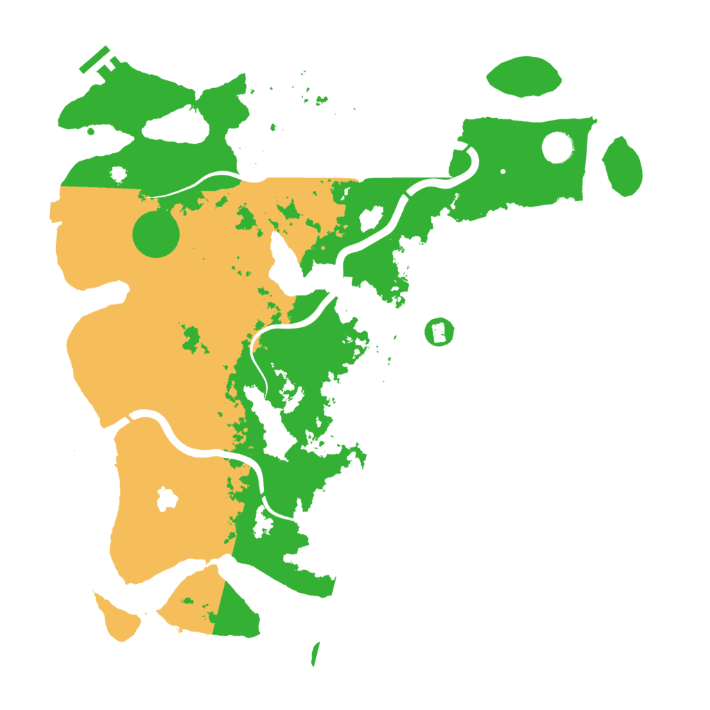 Biome Rust Map: Procedural Map, Size: 4000, Seed: 87