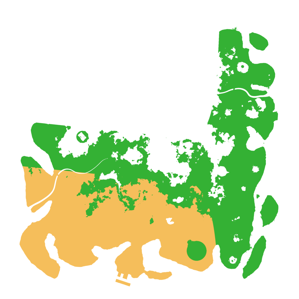 Biome Rust Map: Procedural Map, Size: 4000, Seed: 8911