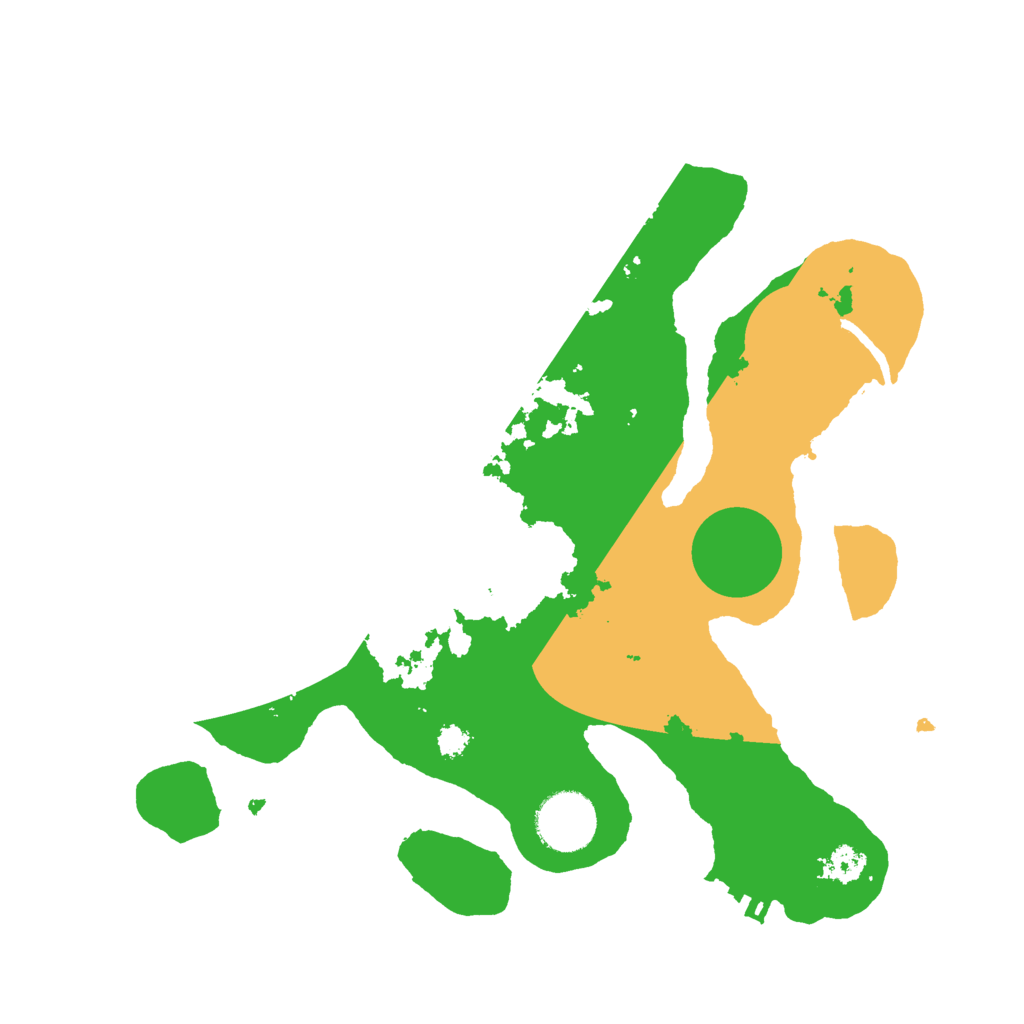 Biome Rust Map: Procedural Map, Size: 3000, Seed: 942640