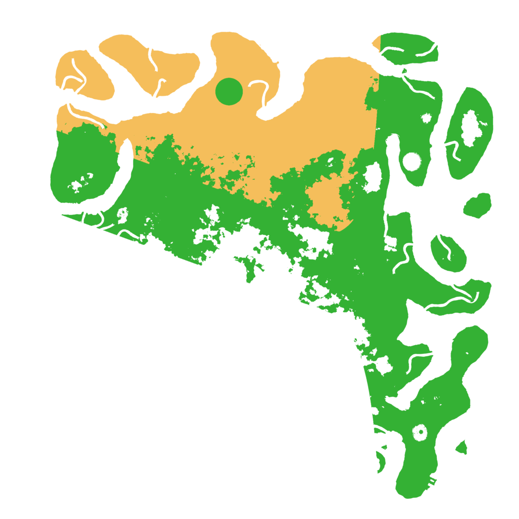 Biome Rust Map: Procedural Map, Size: 5000, Seed: 22347