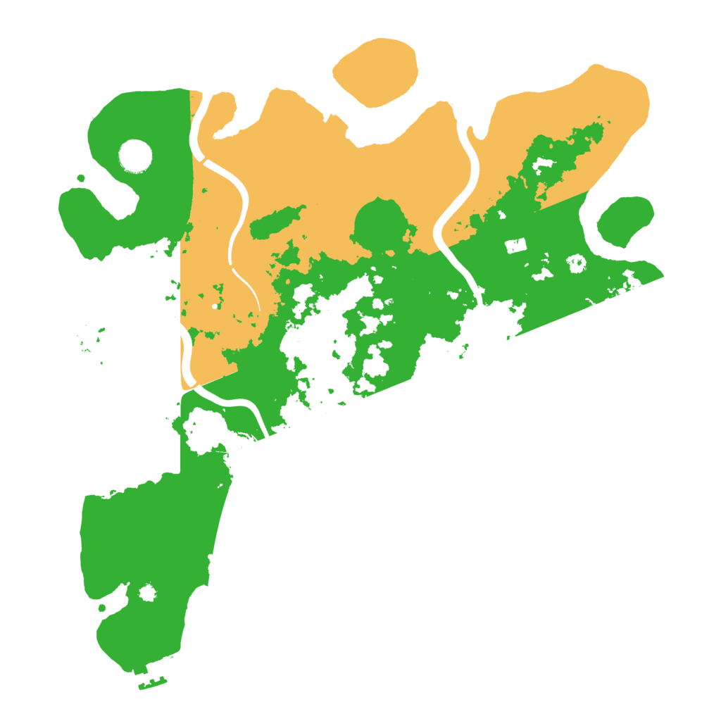 Biome Rust Map: Procedural Map, Size: 3800, Seed: 741905