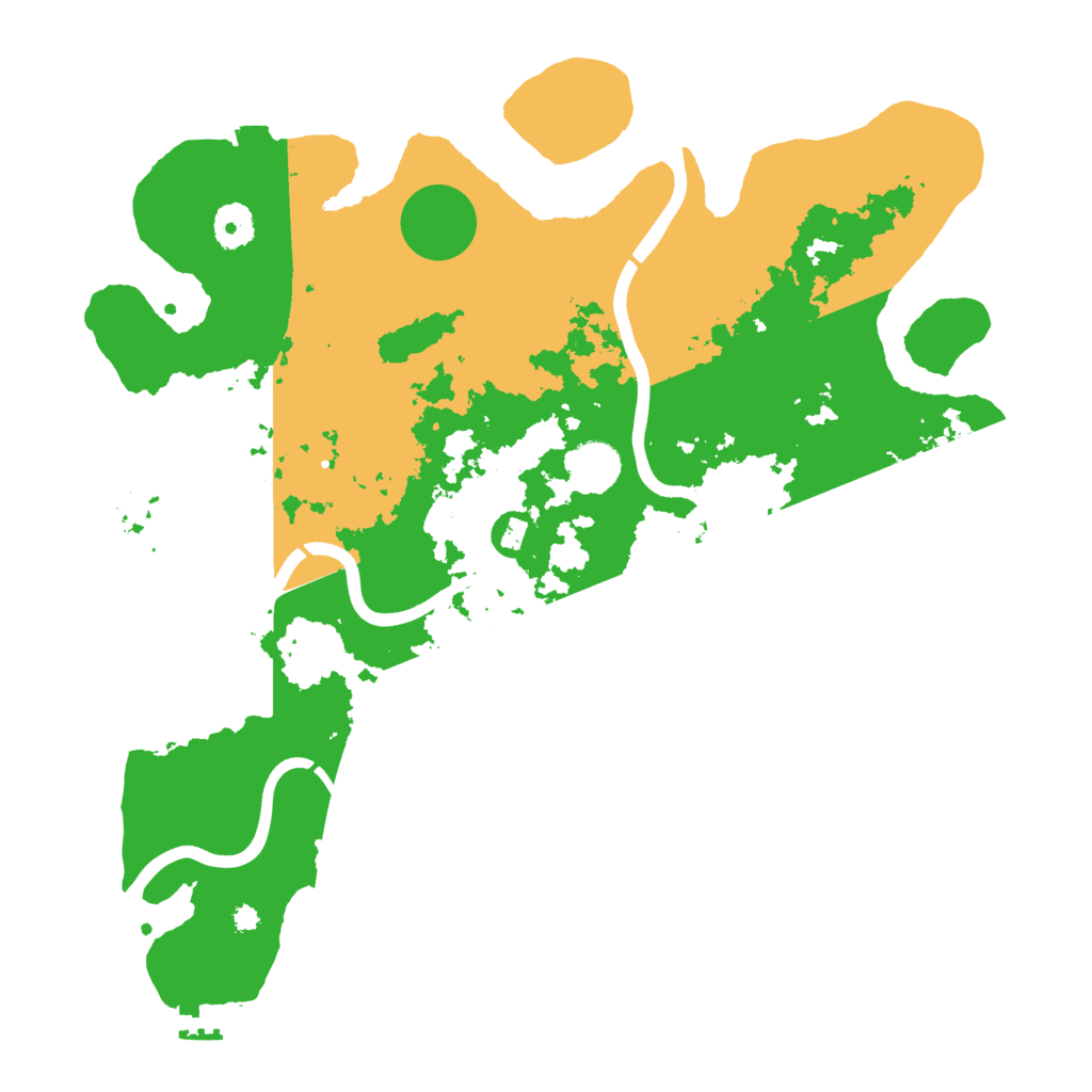 Biome Rust Map: Procedural Map, Size: 3800, Seed: 741905