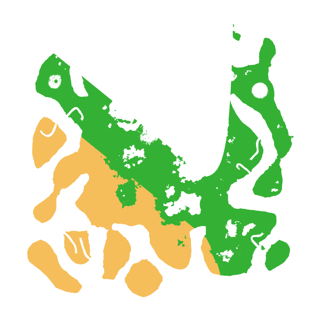 Biome Rust Map: Procedural Map, Size: 3550, Seed: 814925