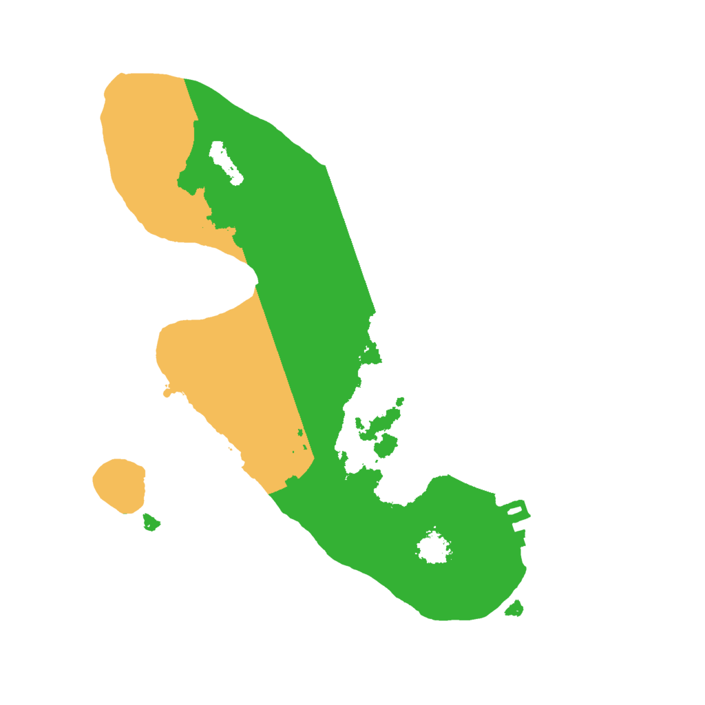 Biome Rust Map: Procedural Map, Size: 2000, Seed: 601