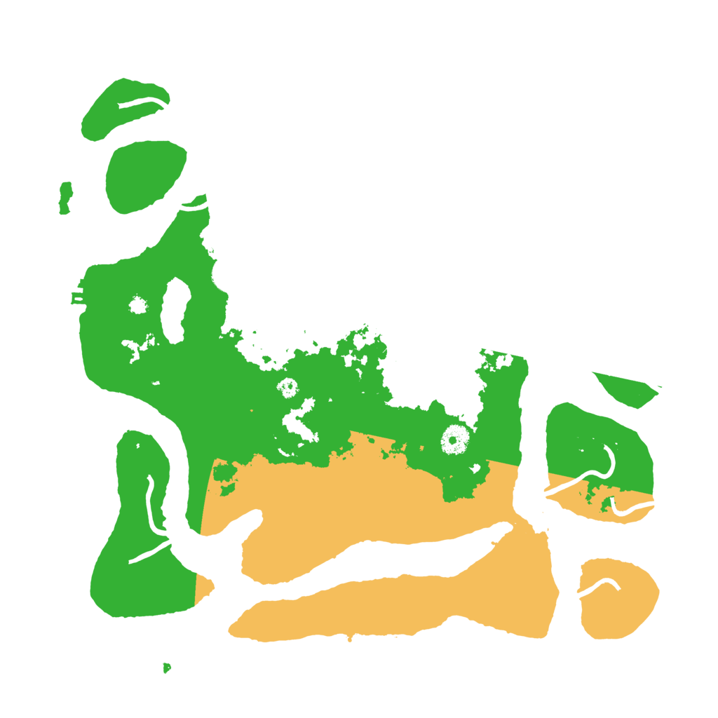 Biome Rust Map: Procedural Map, Size: 3700, Seed: 3454761