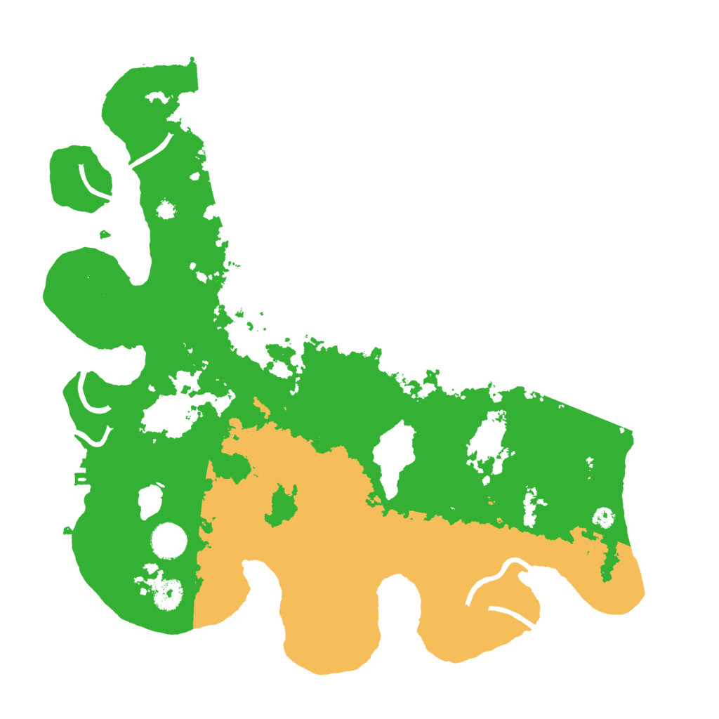 Biome Rust Map: Procedural Map, Size: 3550, Seed: 362160