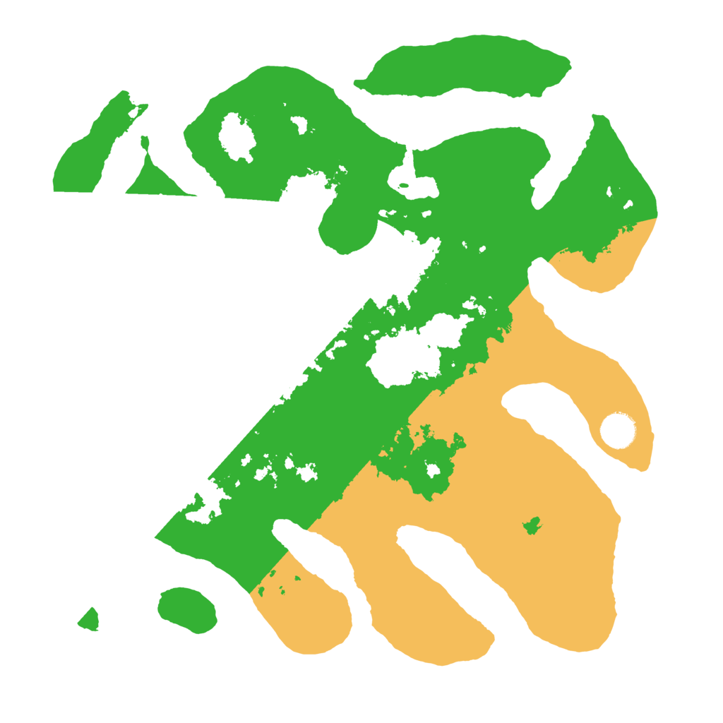 Biome Rust Map: Barren, Size: 3600, Seed: 2