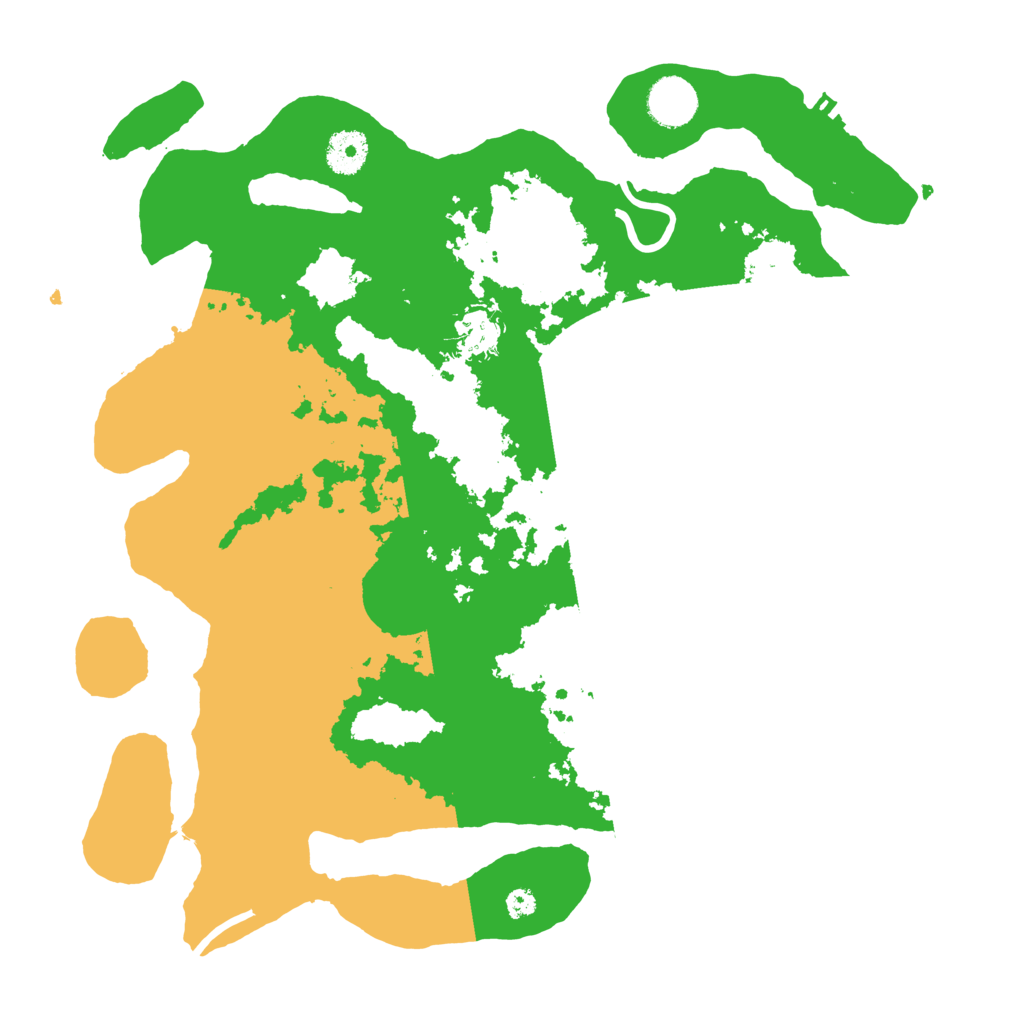 Biome Rust Map: Procedural Map, Size: 3600, Seed: 986498751