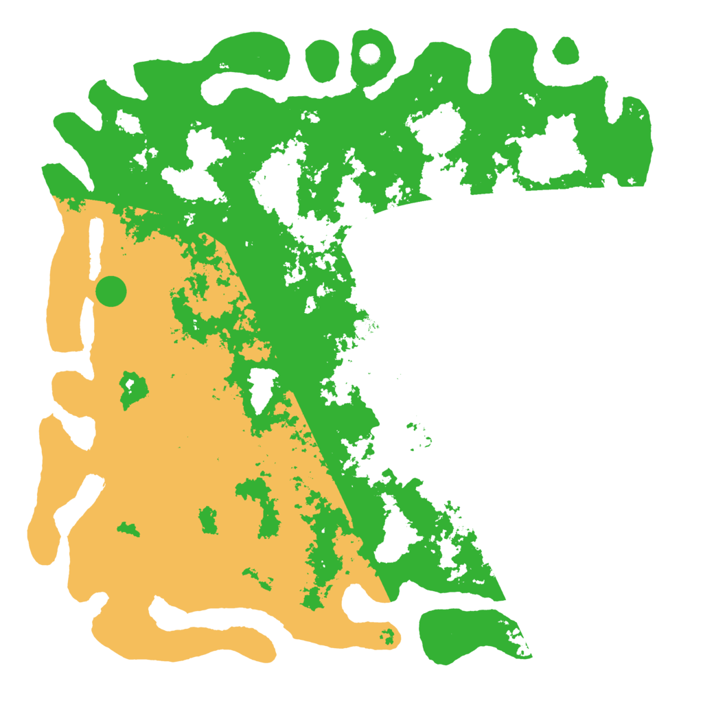 Biome Rust Map: Barren, Size: 6000, Seed: 18919293