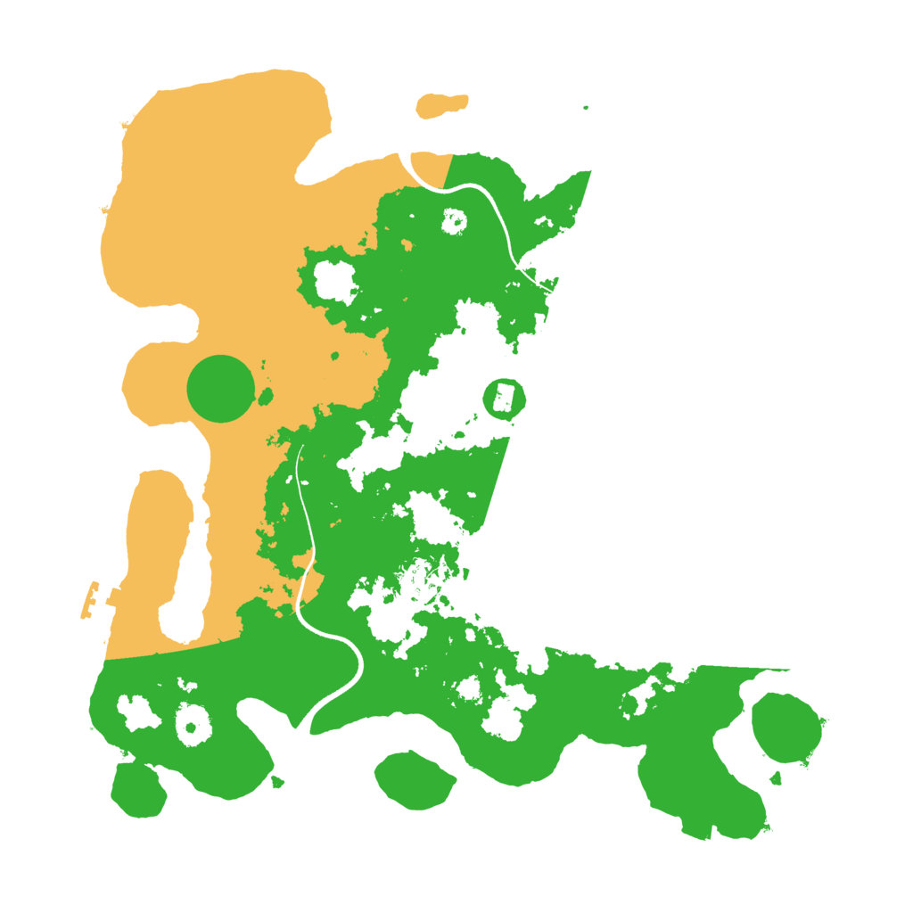 Biome Rust Map: Procedural Map, Size: 3550, Seed: 186298