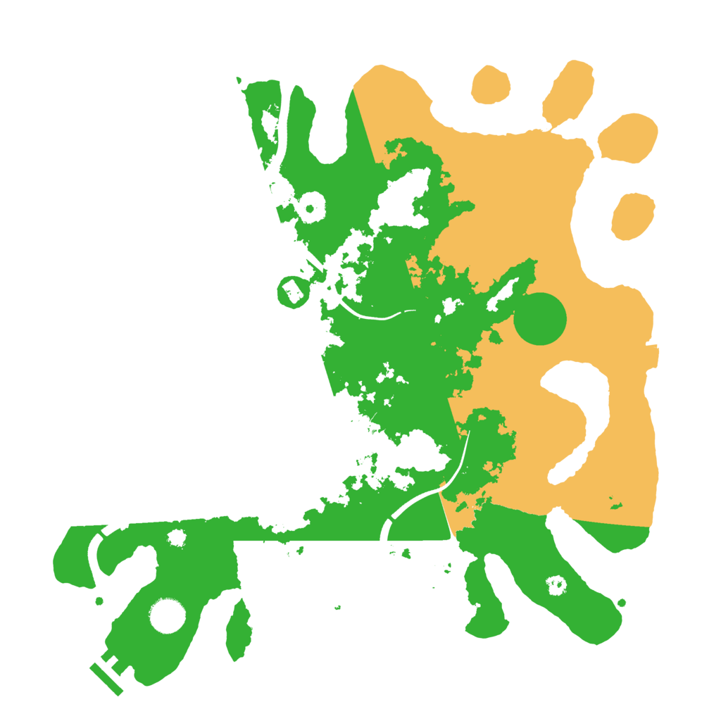 Biome Rust Map: Procedural Map, Size: 3600, Seed: 1547693447