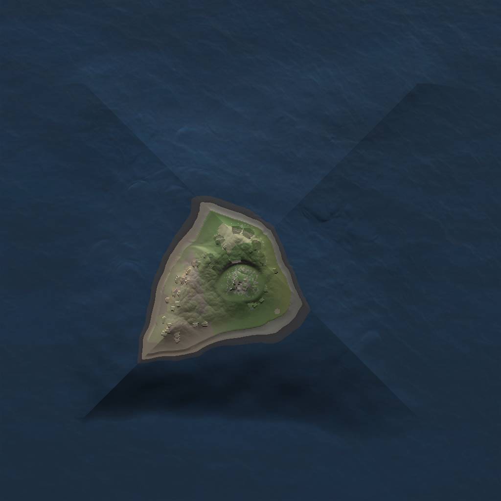 Rust Map: Procedural Map, Size: 1000, Seed: 566787884, 3 Monuments