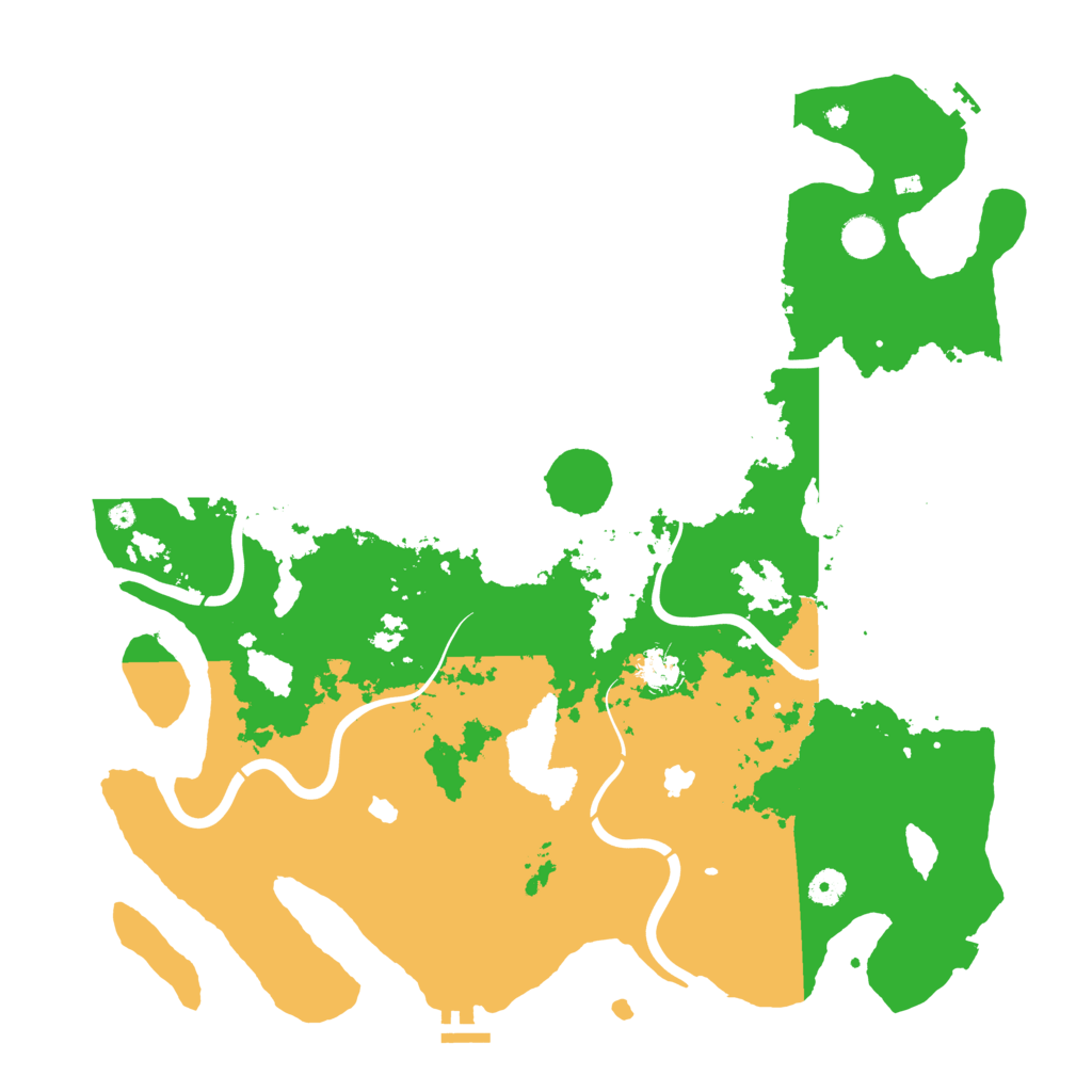 Biome Rust Map: Procedural Map, Size: 4500, Seed: 608587767
