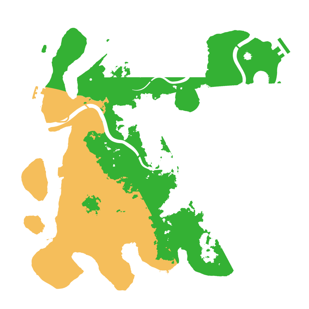 Biome Rust Map: Procedural Map, Size: 3550, Seed: 850406