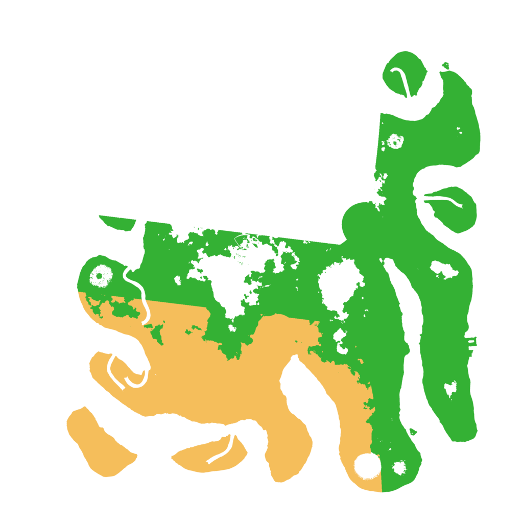 Biome Rust Map: Procedural Map, Size: 3550, Seed: 68698