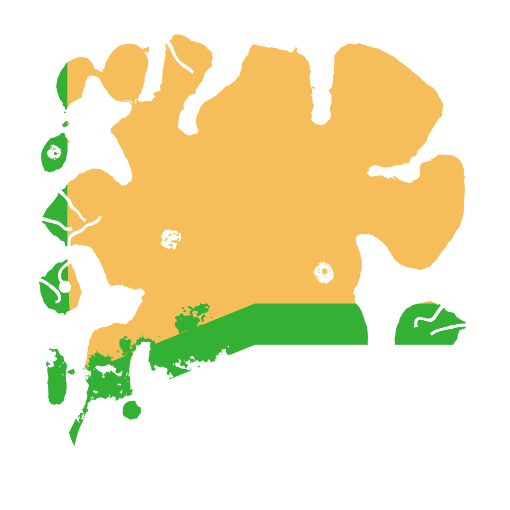 Biome Rust Map: Procedural Map, Size: 3800, Seed: 93456