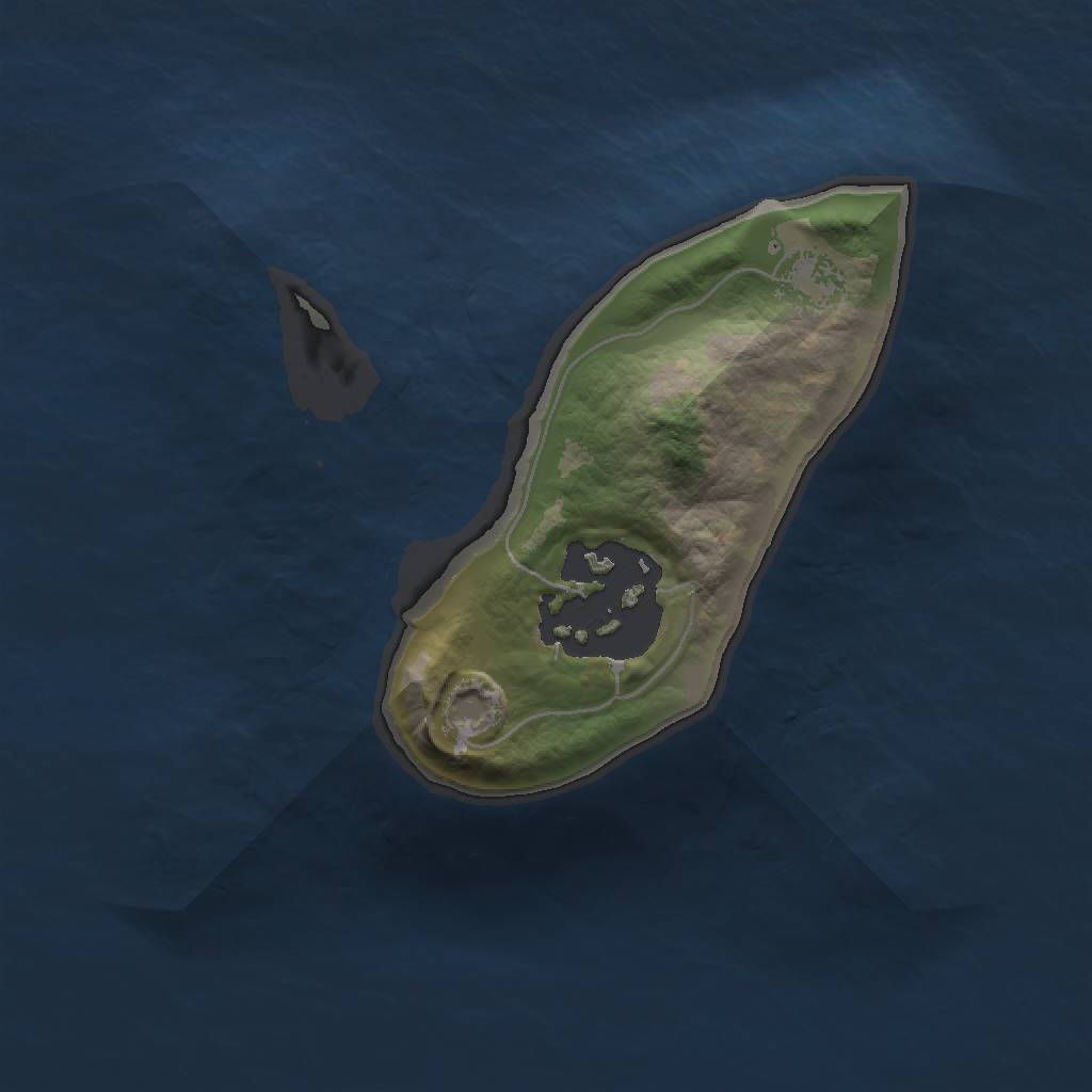 Rust Map: Barren, Size: 1300, Seed: 20041977, 3 Monuments