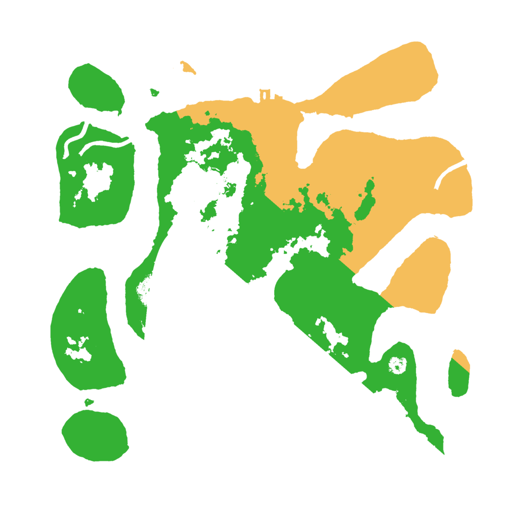 Biome Rust Map: Procedural Map, Size: 3000, Seed: 449311