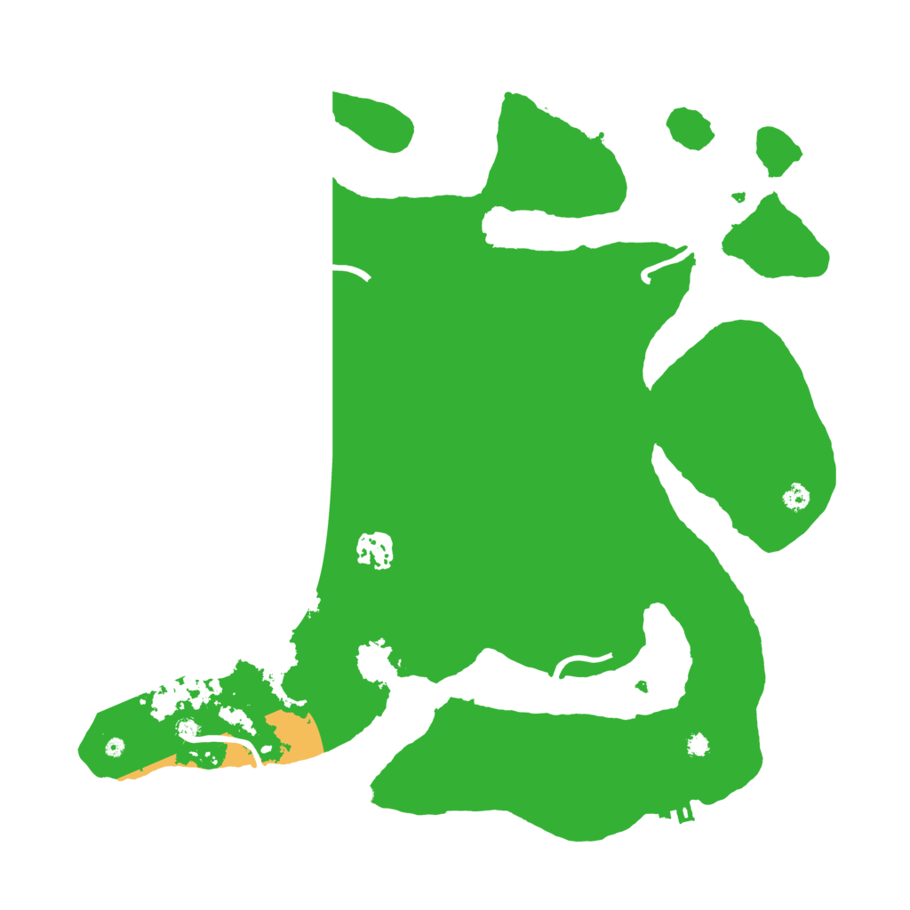 Biome Rust Map: Procedural Map, Size: 3550, Seed: 660256