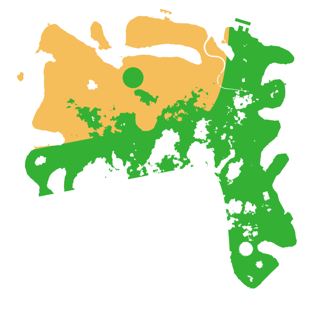 Biome Rust Map: Procedural Map, Size: 4000, Seed: 489190