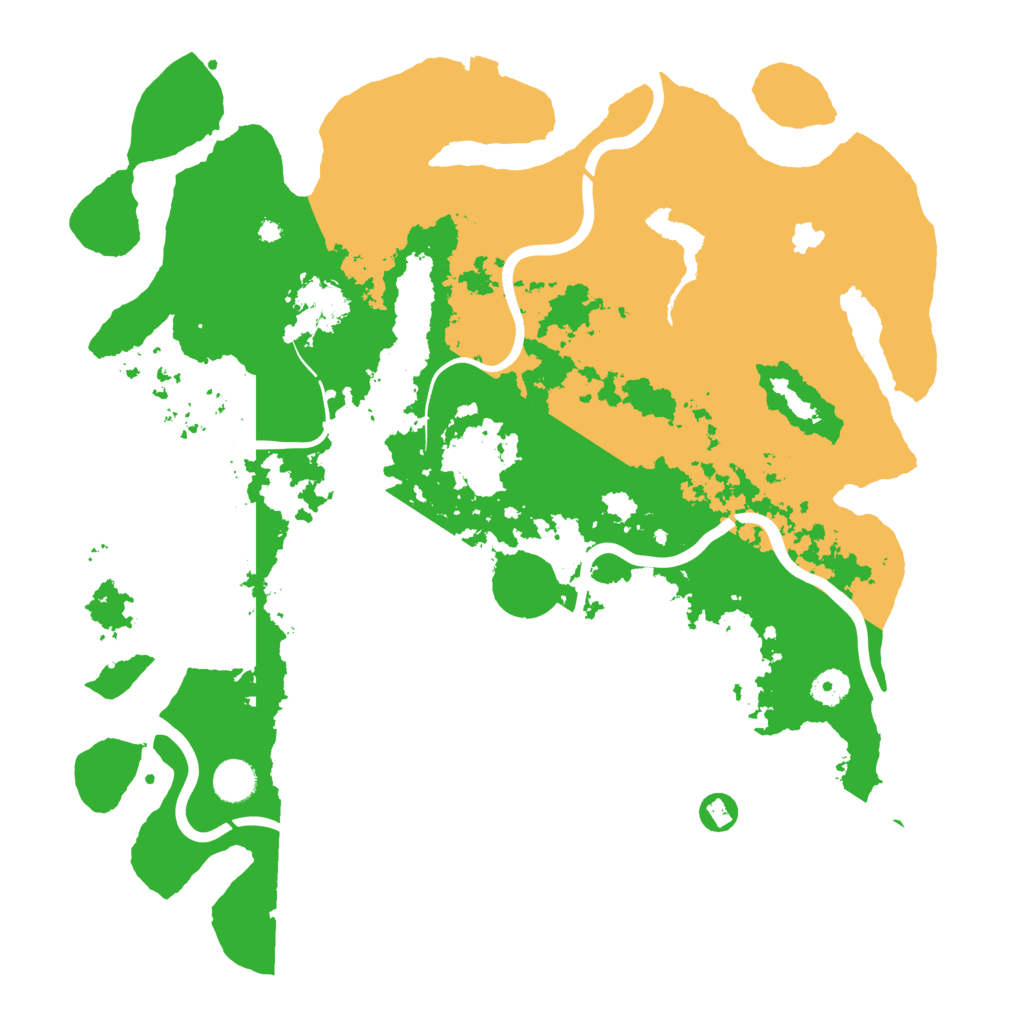 Biome Rust Map: Procedural Map, Size: 4200, Seed: 3800