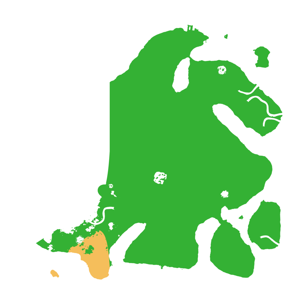 Biome Rust Map: Procedural Map, Size: 3550, Seed: 731978