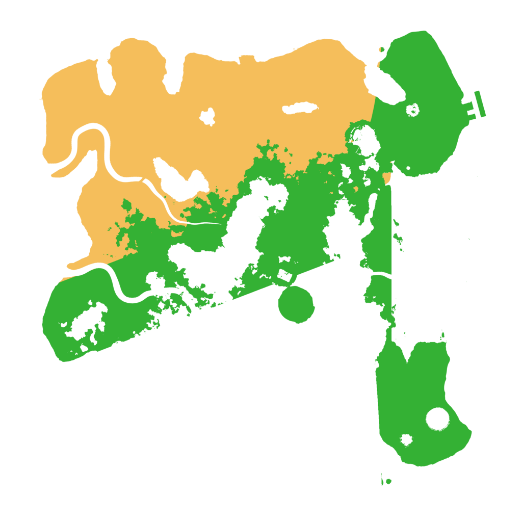Biome Rust Map: Procedural Map, Size: 4000, Seed: 538518