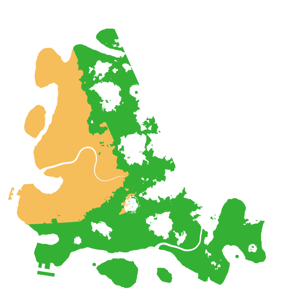 Biome Rust Map: Procedural Map, Size: 3550, Seed: 508284