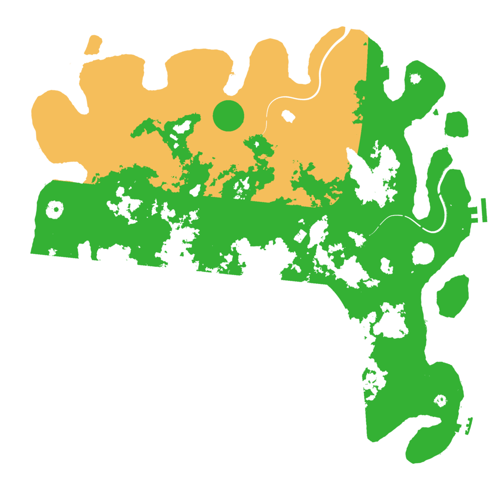 Biome Rust Map: Procedural Map, Size: 4250, Seed: 20344