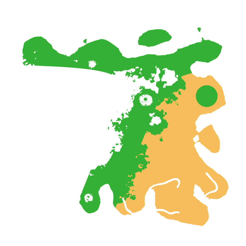 Biome Rust Map: Procedural Map, Size: 3000, Seed: 286537736