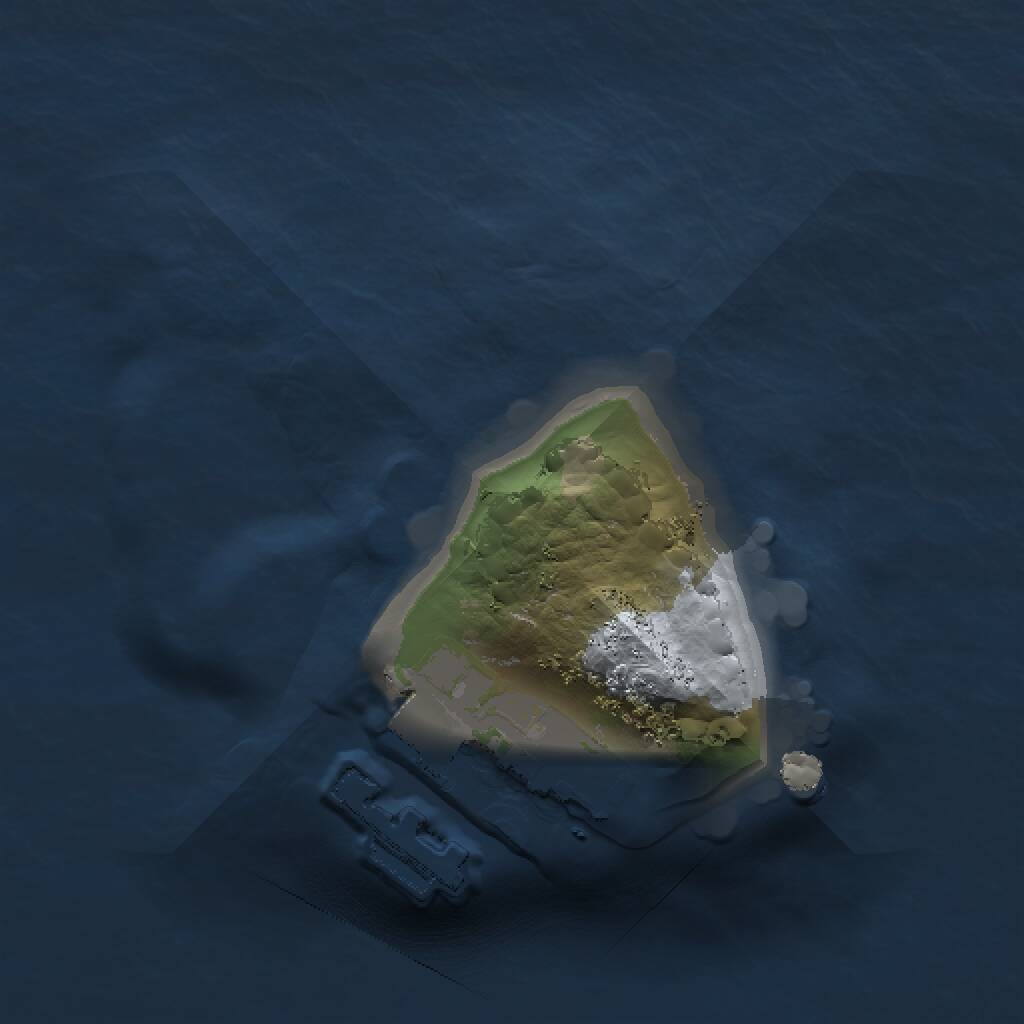 Rust Map: Procedural Map, Size: 1000, Seed: 1131123668, 2 Monuments