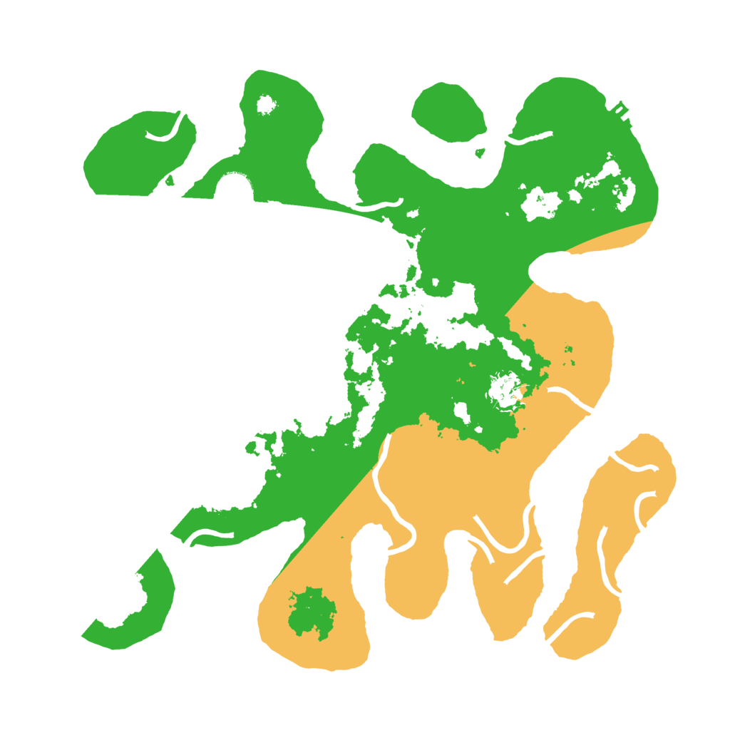 Biome Rust Map: Procedural Map, Size: 3550, Seed: 810338