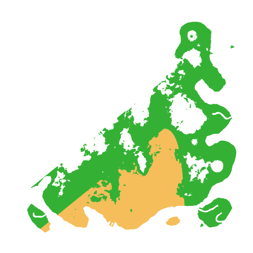 Biome Rust Map: Procedural Map, Size: 3700, Seed: 801858207