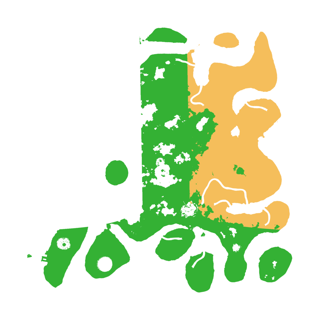 Biome Rust Map: Procedural Map, Size: 3700, Seed: 2070148741