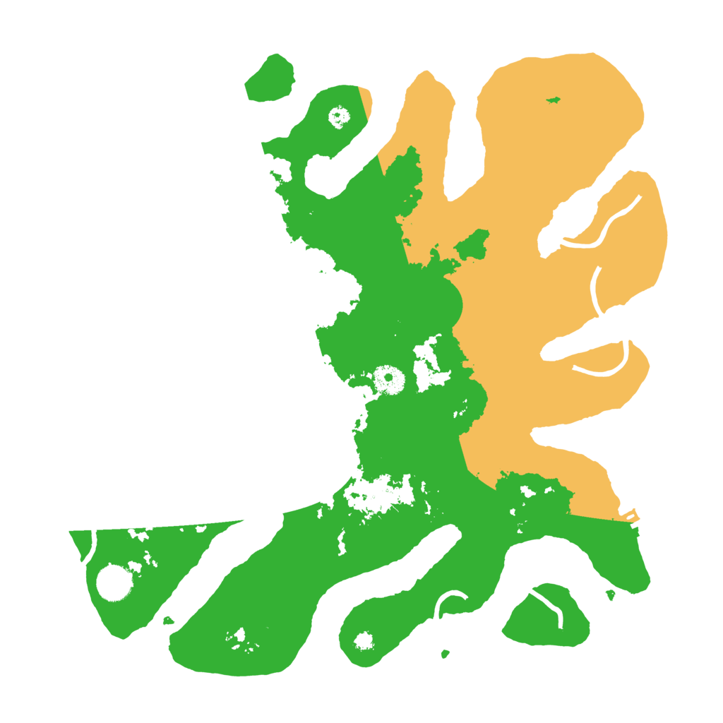 Biome Rust Map: Procedural Map, Size: 3550, Seed: 141976