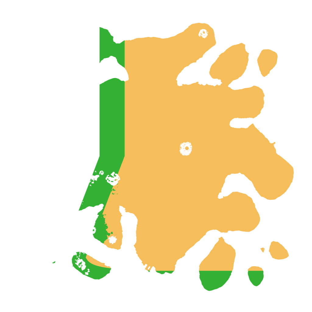 Biome Rust Map: Procedural Map, Size: 3550, Seed: 984173