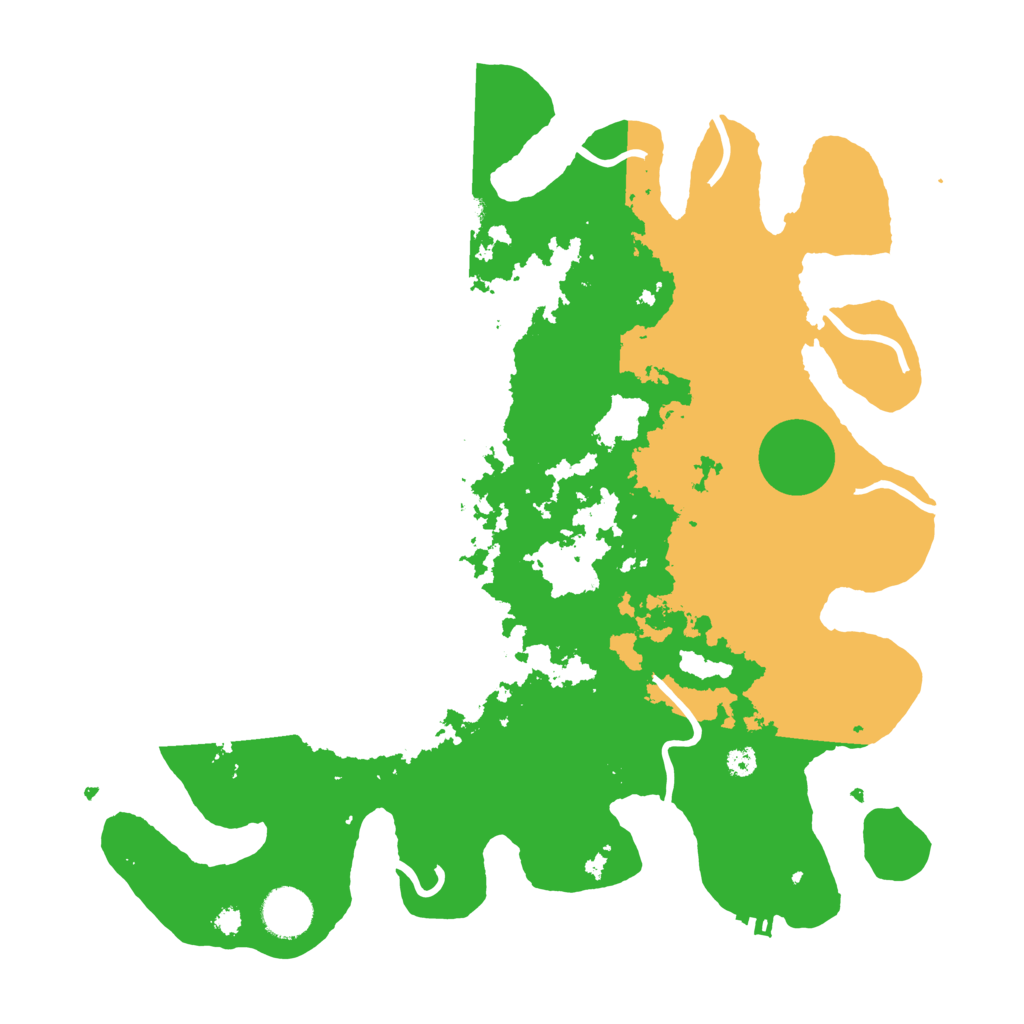 Biome Rust Map: Procedural Map, Size: 3550, Seed: 606630