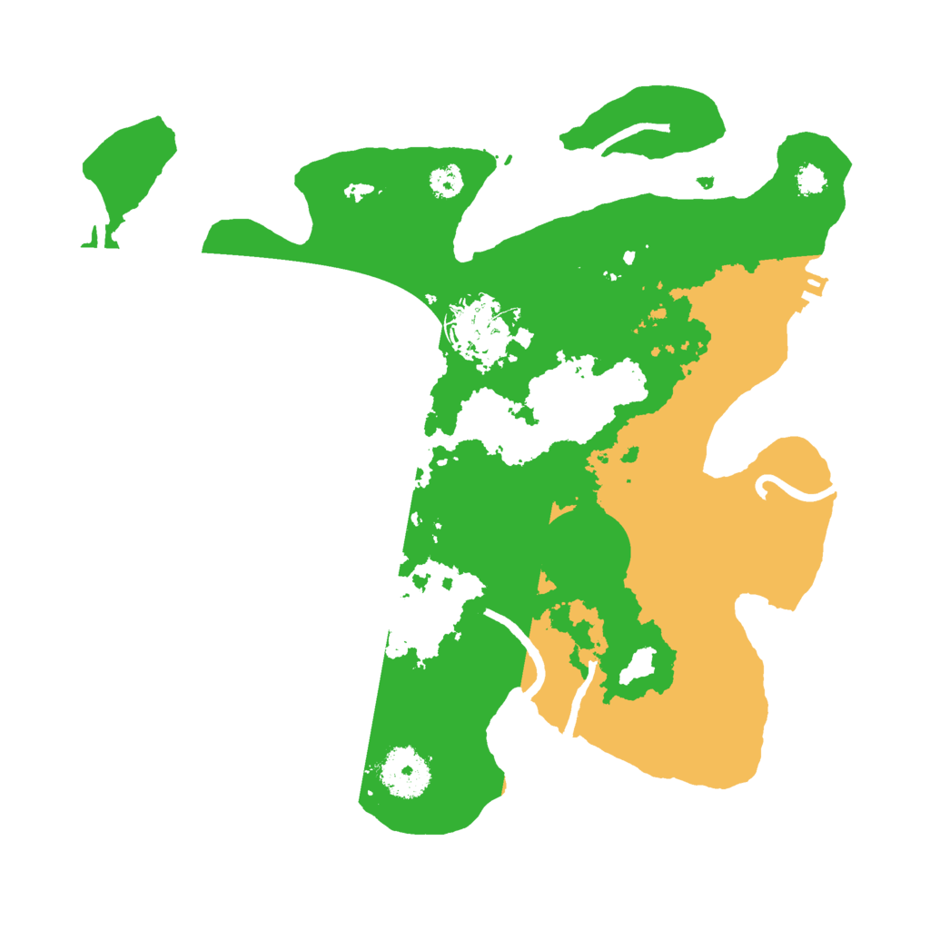 Biome Rust Map: Procedural Map, Size: 2900, Seed: 852102942