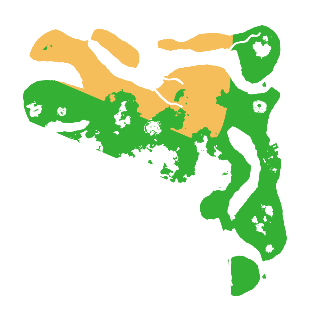 Biome Rust Map: Procedural Map, Size: 3550, Seed: 111939