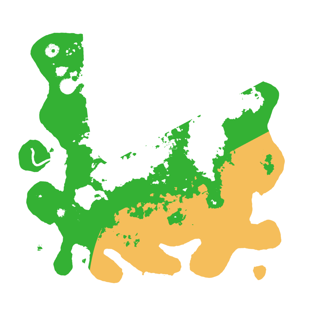 Biome Rust Map: Procedural Map, Size: 3500, Seed: 19062