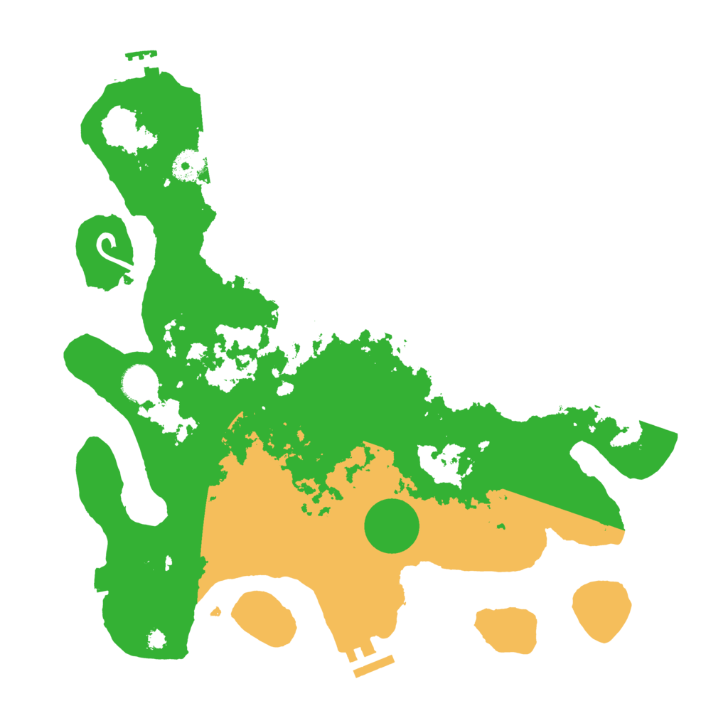 Biome Rust Map: Procedural Map, Size: 3500, Seed: 1899