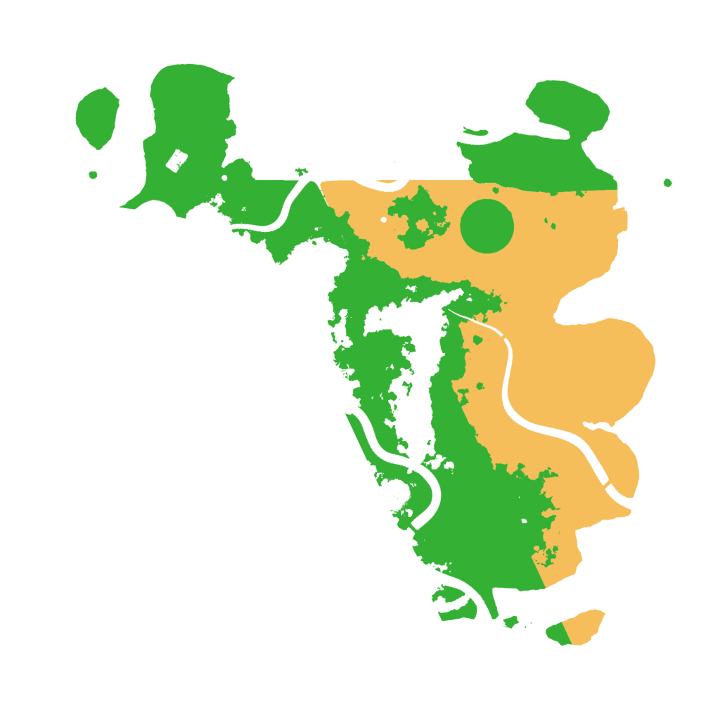 Biome Rust Map: Procedural Map, Size: 3550, Seed: 146273