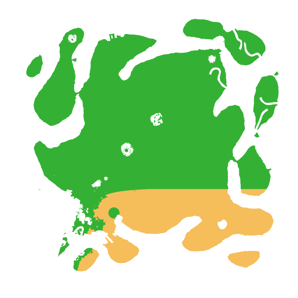 Biome Rust Map: Procedural Map, Size: 3550, Seed: 930558