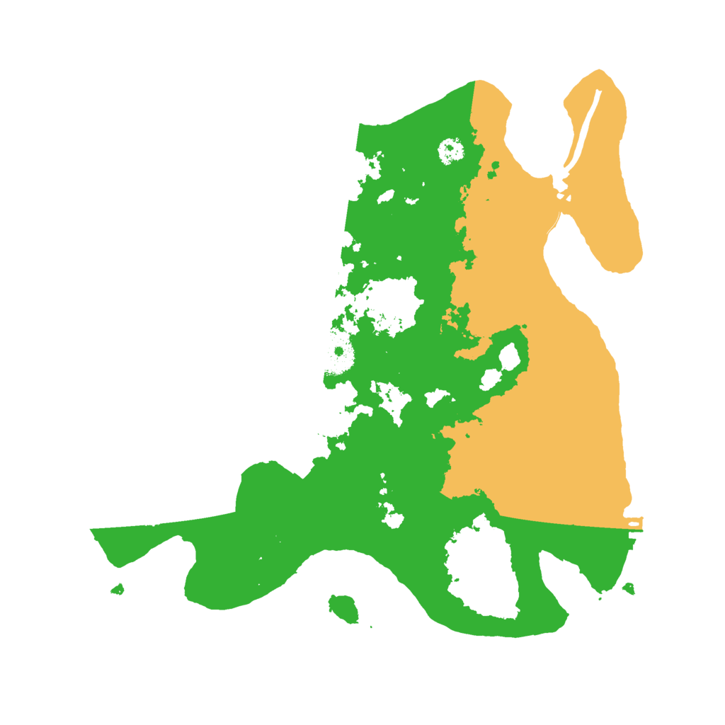 Biome Rust Map: Procedural Map, Size: 2900, Seed: 203869263