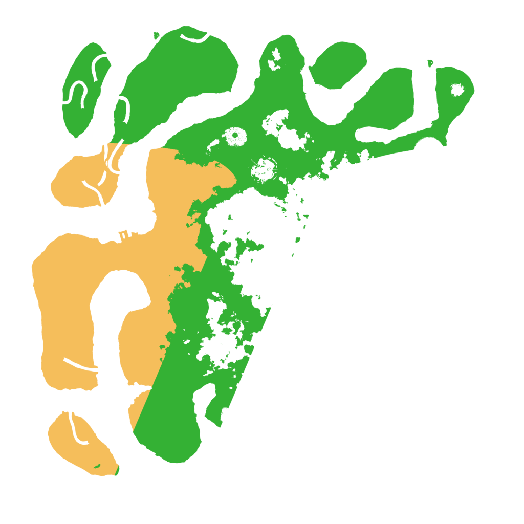 Biome Rust Map: Procedural Map, Size: 3800, Seed: 202202