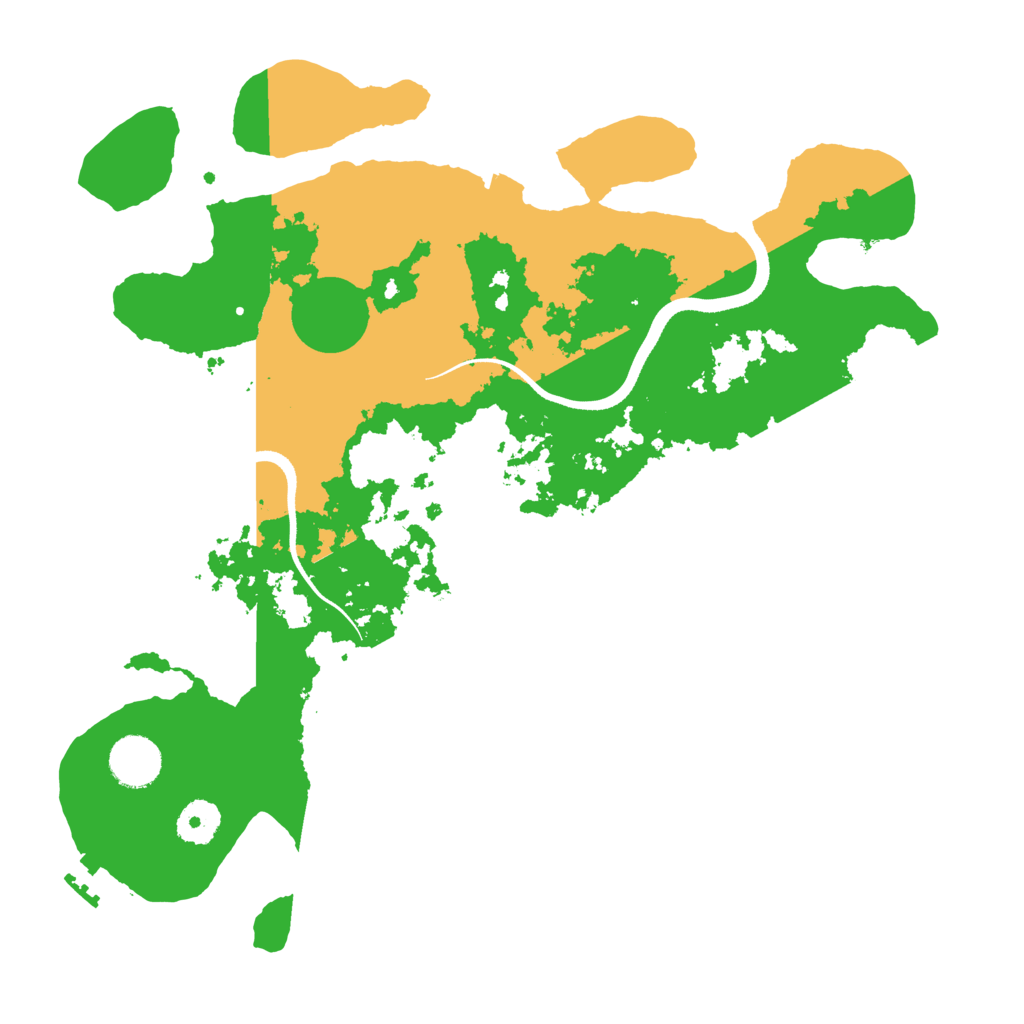 Biome Rust Map: Procedural Map, Size: 3550, Seed: 462073